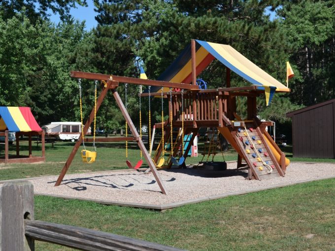 Playground Area view at Stand Rock Campground