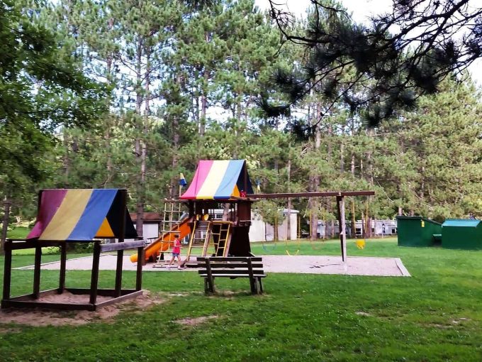 Playground Area view at Stand Rock Campground
