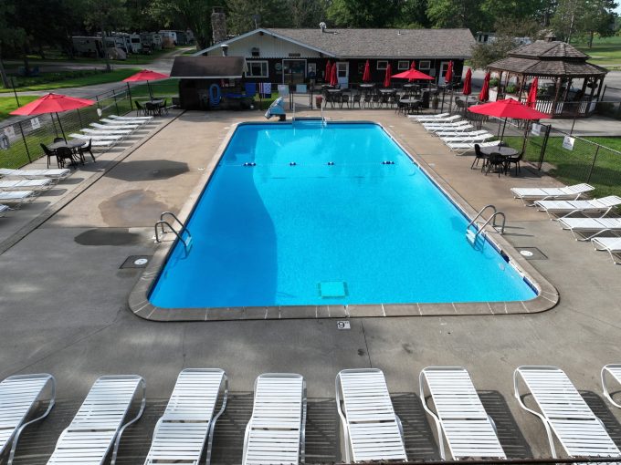 Swimming Pool view at Stand Rock Campground