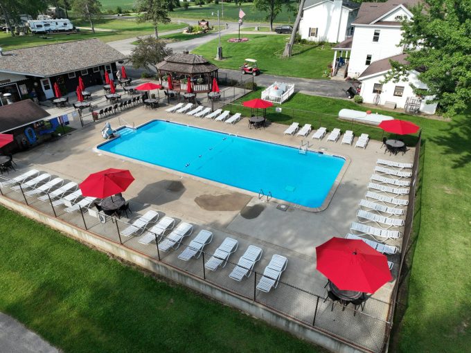 Swimming Pool view at Stand Rock Campground