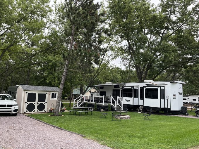 RV Sites view at Stand Rock Campground