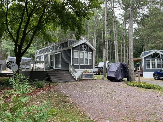 Sites view at Stand Rock Campground