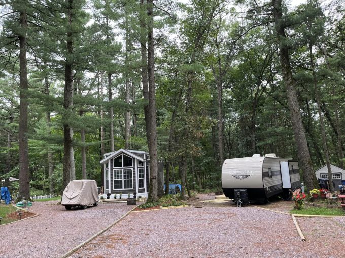 RV Sites view at Stand Rock Campground